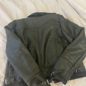 Dark green bomber
